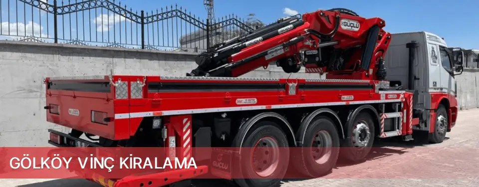 Gölköy İlçemi Vinç Kiralama